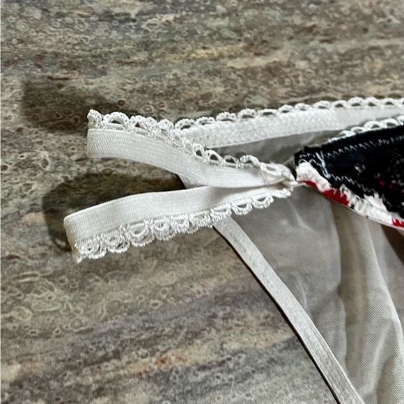 NWOT Adore Me Cherry 🍒 Themed and Sheer Lace Lingerie in Cream on the back. - Picture 5 of 10